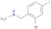 1-(2-Bromo-4-fluorophenyl)-N-methylmethanamine