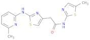 2-(2-((6-Methylpyridin-2-yl)amino)thiazol-4-yl)-N-(5-methylthiazol-2-yl)acetamide