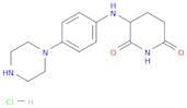 3-((4-(Piperazin-1-yl)phenyl)amino)piperidine-2,6-dione hydrochloride