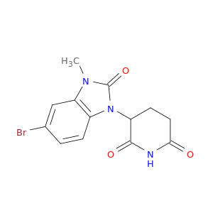 3-(5-Bromo-3-methyl-2-oxo-2,3-dihydro-1H-benzo[d]imidazol-1-yl)piperidine-2,6-dione