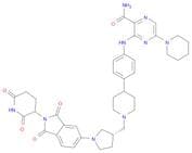 3-[[4-[1-[[(3S)-1-[2-(2,6-Dioxo-3-piperidinyl)-2,3-dihydro-1,3-dioxo-1H-isoindol-5-yl]-3-pyrrolidi…