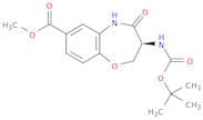 Methyl (S)-3-((tert-butoxycarbonyl)amino)-4-oxo-2,3,4,5-tetrahydrobenzo[b][1,4]oxazepine-7-carboxy…