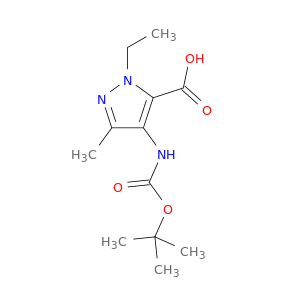 4-((tert-Butoxycarbonyl)amino)-1-ethyl-3-methyl-1H-pyrazole-5-carboxylic acid