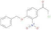 2-Chloro-1-[3-nitro-4-(phenylmethoxy)phenyl]ethanone