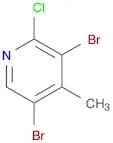 Pyridine, 3,5-dibromo-2-chloro-4-methyl-