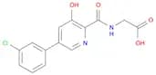 Glycine, N-[[5-(3-chlorophenyl)-3-hydroxy-2-pyridinyl]carbonyl]-