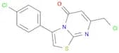7-(Chloromethyl)-3-(4-chlorophenyl)-5H-thiazolo[3,2-a]pyrimidin-5-one