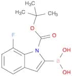 (1-(tert-Butoxycarbonyl)-7-fluoro-1H-indol-2-yl)boronic acid
