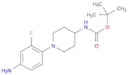 Carbamic acid, N-[1-(4-amino-2-fluorophenyl)-4-piperidinyl]-, 1,1-dimethylethyl ester