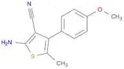 2-Amino-4-(4-methoxyphenyl)-5-methylthiophene-3-carbonitrile
