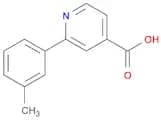 2-(3-methylphenyl)isonicotinic acid