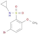 5-Bromo-N-cyclopropyl-2-methoxybenzenesulfonamide