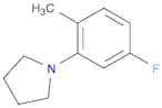 1-(5-Fluoro-2-methylphenyl)pyrrolidine