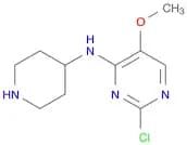 2-chloro-5-methoxy-N-(piperidin-4-yl)pyrimidin-4-amine