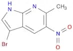 3-Bromo-6-methyl-5-nitro-1H-pyrrolo[2,3-b]pyridine