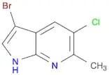3-Bromo-5-chloro-6-methyl-1H-pyrrolo[2,3-b]pyridine