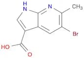 5-bromo-6-methyl-1H-pyrrolo[2,3-b]pyridine-3-carboxylic acid