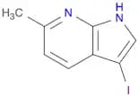1H-Pyrrolo[2,3-b]pyridine, 3-iodo-6-methyl-