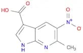 6-Methyl-5-nitro-1H-pyrrolo[2,3-b]pyridine-3-carboxylic acid