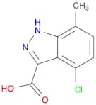 4-Chloro-7-methyl-1H-indazole-3-carboxylic acid