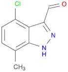 4-Chloro-7-methyl-1H-indazole-3-carbaldehyde