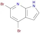 1H-PYRROLO[2,3-B]PYRIDINE, 4,6-DIBROMO-