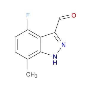 4-fluoro-7-methyl-1H-indazole-3-carbaldehyde