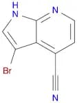 1H-PYRROLO[2,3-B]PYRIDINE-4-CARBONITRILE, 3-BROMO-