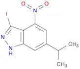 3-Iodo-6-(1-methylethyl)-4-nitro-1H-indazole