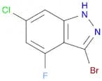 3-Bromo-6-chloro-4-fluoro-1H-indazole