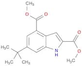 1H-Indole-2,4-dicarboxylic acid, 6-(1,1-dimethylethyl)-, 2,4-dimethyl ester
