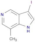 1H-PYRROLO[3,2-C]PYRIDINE, 3-IODO-7-METHYL-