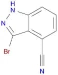 1H-Indazole-4-carbonitrile, 3-bromo-