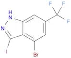 4-Bromo-3-iodo-6-(trifluoromethyl)-1H-indazole