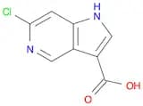 1H-Pyrrolo[3,2-c]pyridine-3-carboxylic acid, 6-chloro-