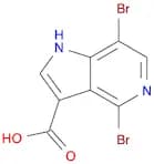 4,7-Dibromo-1H-pyrrolo[3,2-c]pyridine-3-carboxylic acid