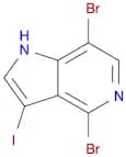 4,7-Dibromo-3-iodo-1H-pyrrolo[3,2-c]pyridine