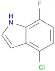 4-chloro-7-fluoro-1H-indole
