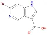 1H-Pyrrolo[3,2-c]pyridine-3-carboxylic acid, 6-bromo-