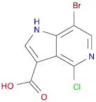7-Bromo-4-chloro-1H-pyrrolo[3,2-c]pyridine-3-carboxylic acid