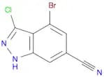 4-Bromo-3-chloro-1H-indazole-6-carbonitrile