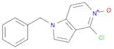 1H-Pyrrolo[3,2-c]pyridine, 4-chloro-1-(phenylmethyl)-, 5-oxide