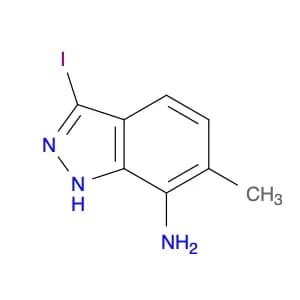 1H-Indazol-7-amine, 3-iodo-6-methyl-