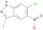 6-Chloro-3-iodo-5-nitro-1H-indazole