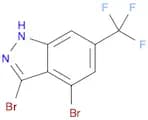3,4-Dibromo-6-(trifluoromethyl)-1H-indazole