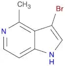 1H-PYRROLO[3,2-C]PYRIDINE, 3-BROMO-4-METHYL-