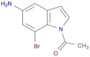 1-(5-Amino-7-bromo-1H-indol-1-yl)ethanone