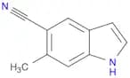 1H-Indole-5-carbonitrile, 6-methyl-