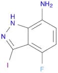 1H-Indazol-7-amine, 4-fluoro-3-iodo-