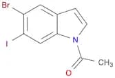 Ethanone, 1-(5-bromo-6-iodo-1H-indol-1-yl)-
